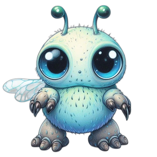 creature, dragon, staff, animal transparent PNG cut-out