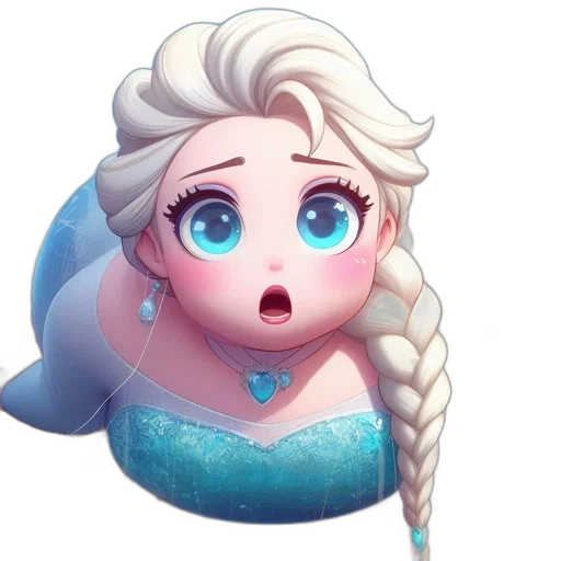 face, creature, dress, crown transparent PNG cut-out