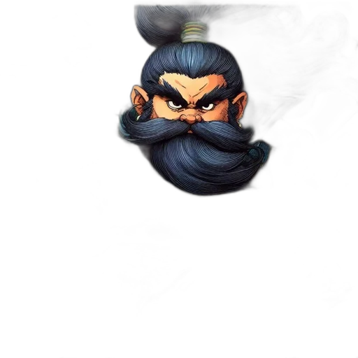 mask, staff, face, dragon transparent PNG cut-out