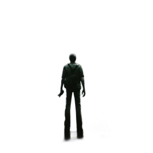robot, jacket, staff, creature transparent PNG cut-out