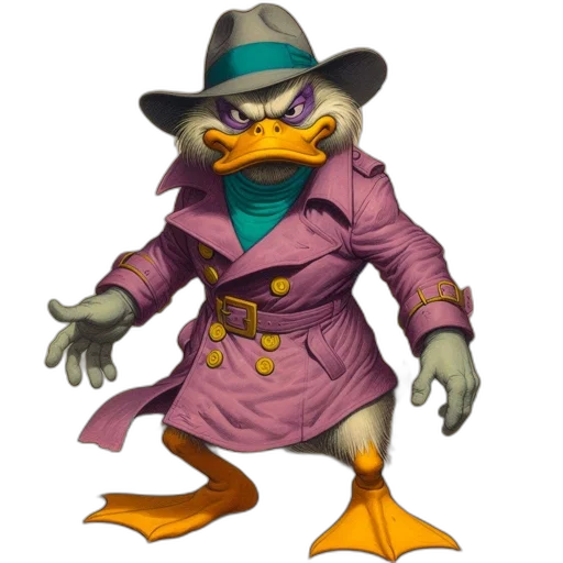animal, jacket, hat, concept art transparent PNG cut-out