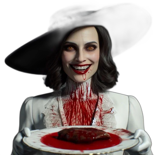 hat, face, food, dress transparent PNG cut-out
