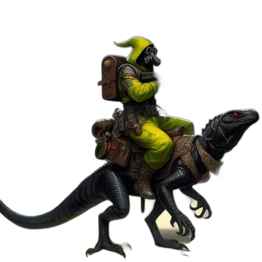 dragon, creature, staff, animal transparent PNG cut-out