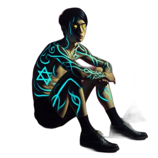jacket, mask, shoes, robot transparent PNG cut-out