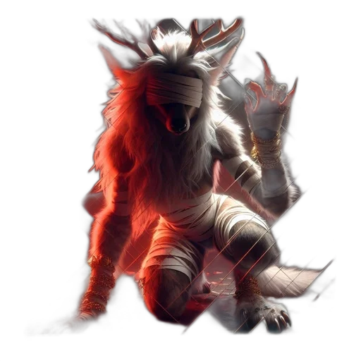 dragon, animal, creature, staff transparent PNG cut-out