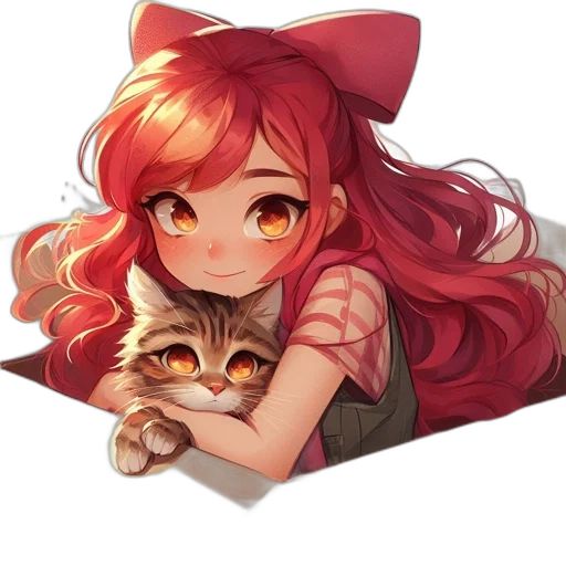 animal, pixel art, anime, fantasy art transparent PNG cut-out