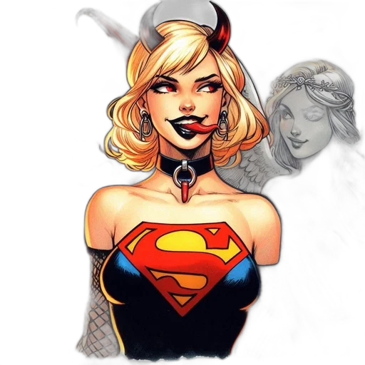 comic book art, concept art, fantasy art, cartoon transparent PNG cut-out