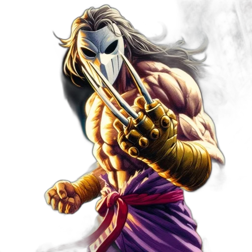mask, concept art, fantasy art, comic book art transparent PNG cut-out
