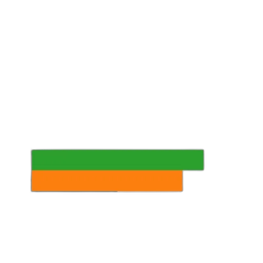 staff, pixel art, green, colorful transparent PNG cut-out