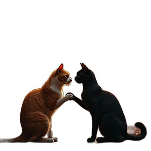 animal, staff, concept art, photorealistic transparent PNG cut-out