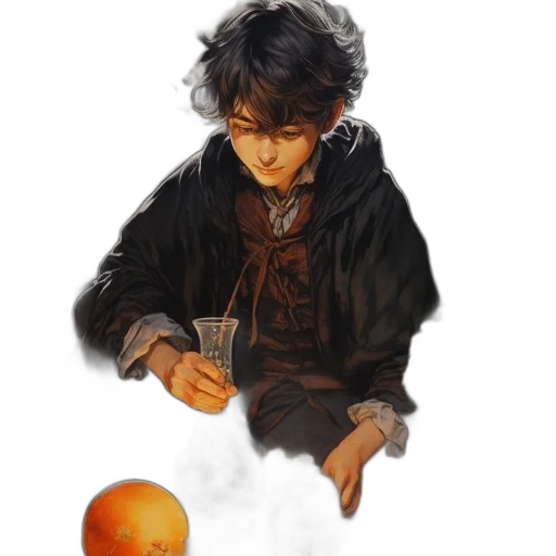 dragon, food, staff, weapon transparent PNG cut-out