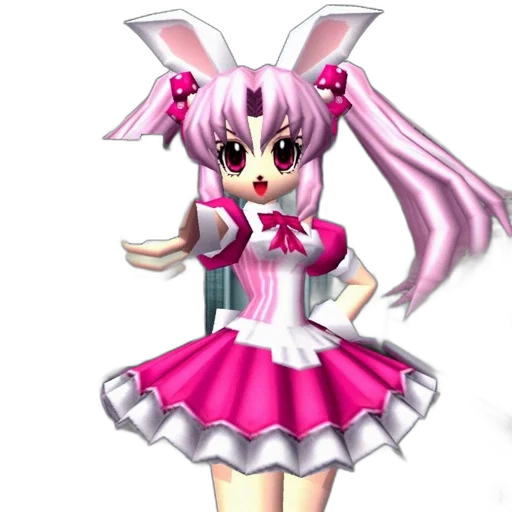 dress, staff, 3d render, anime transparent PNG cut-out