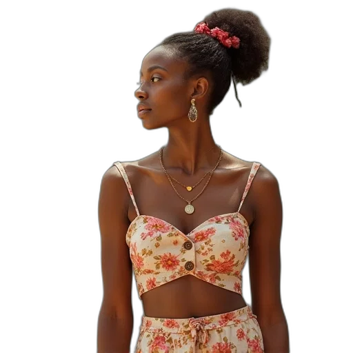 dress, jewelry, crown, earth tones transparent PNG cut-out