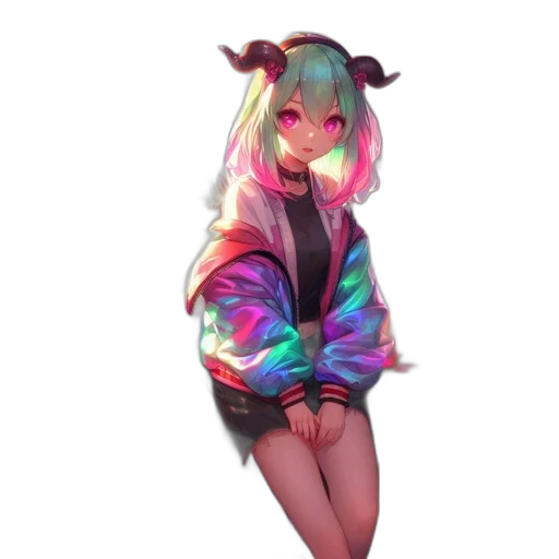 jacket, dress, creature, dragon transparent PNG cut-out