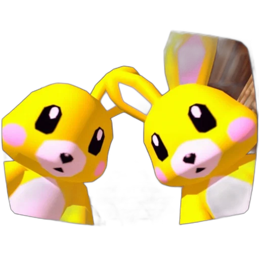 animal, 3d render, concept art, pixel art transparent PNG cut-out