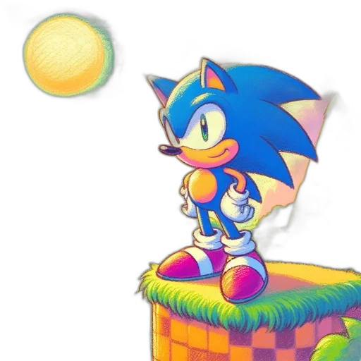 concept art, pixel art, 3d render, vaporwave transparent PNG cut-out