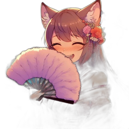 hat, flower, staff, umbrella transparent PNG cut-out