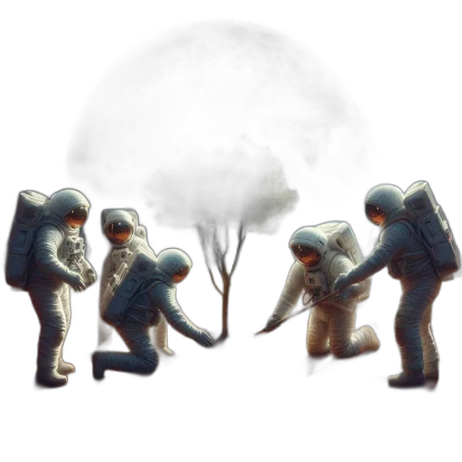 staff, tree, concept art, pixel art transparent PNG cut-out