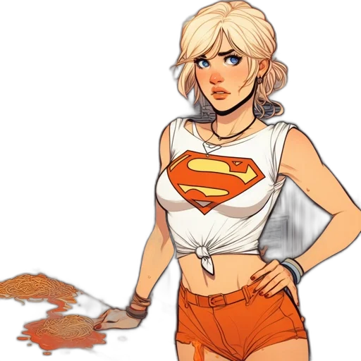 comic book art, concept art, pixel art, cartoon transparent PNG cut-out