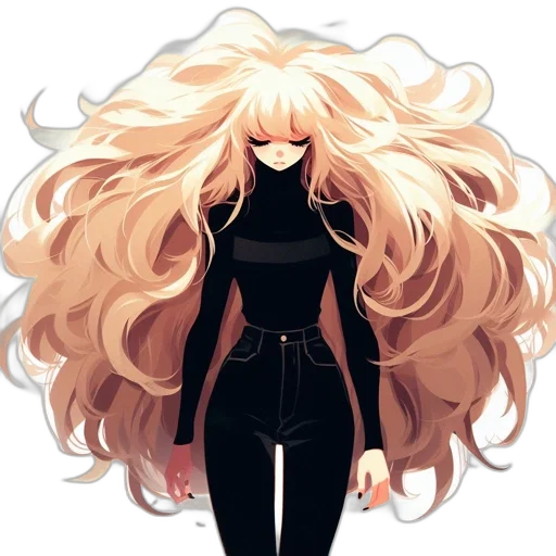 hair, dress, creature, anime transparent PNG cut-out