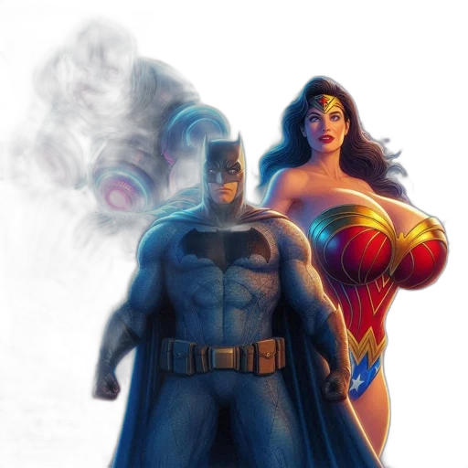comic book art, concept art, fantasy art, 3d render transparent PNG cut-out