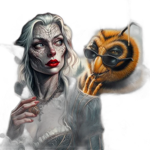 mask, creature, concept art, fantasy art transparent PNG cut-out