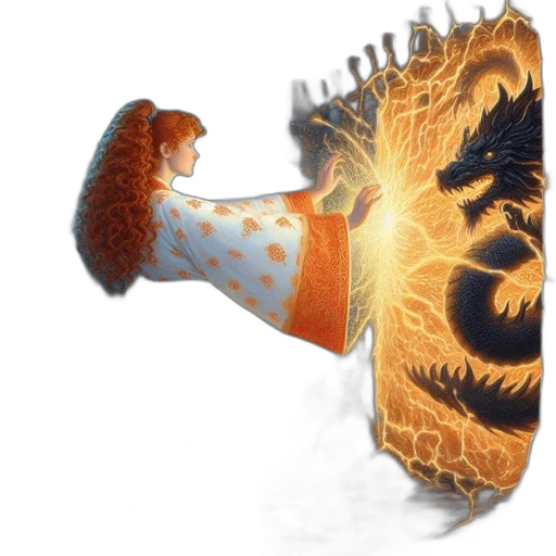 dragon, shoes, staff, animal transparent PNG cut-out