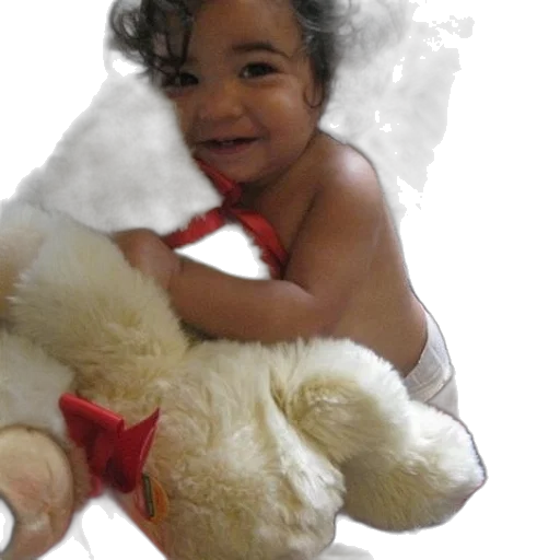 creature, photorealistic, child, diaper transparent PNG cut-out