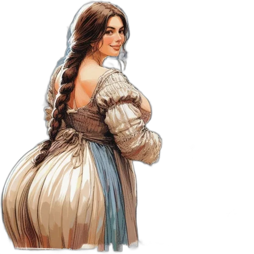 dress, concept art, fantasy art, photorealistic transparent PNG cut-out