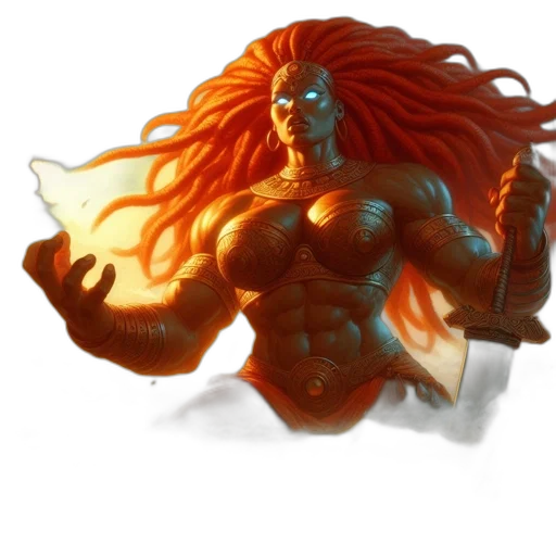 concept art, comic book art, fantasy art, 3d render transparent PNG cut-out