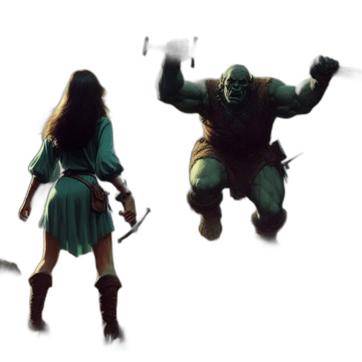 staff, weapon, concept art, 3d render transparent PNG cut-out