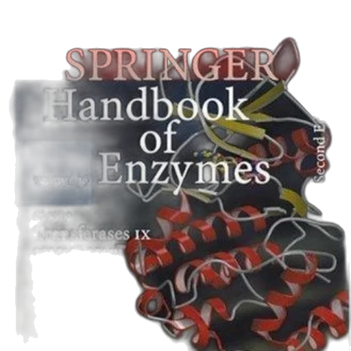 cover, springer, handbook, enzymes transparent PNG cut-out