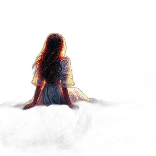dress, watercolor, concept art, fantasy art transparent PNG cut-out