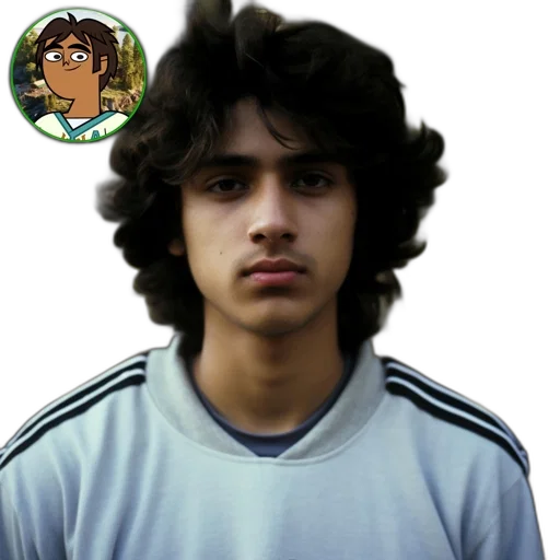 face, hair, animal, staff transparent PNG cut-out