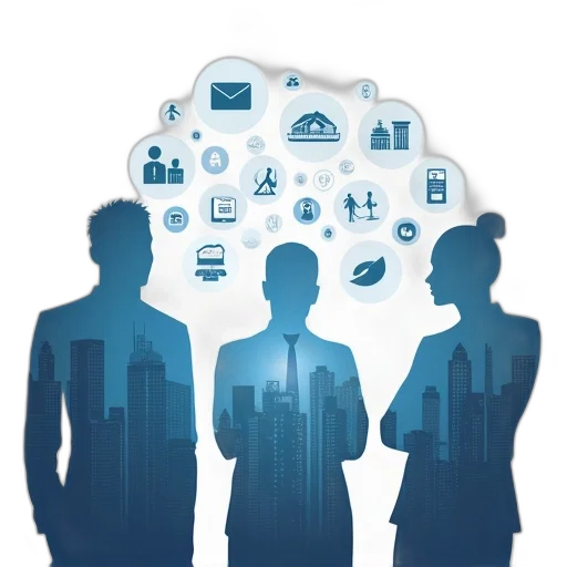 collection, business, people, silhouettes transparent PNG cut-out