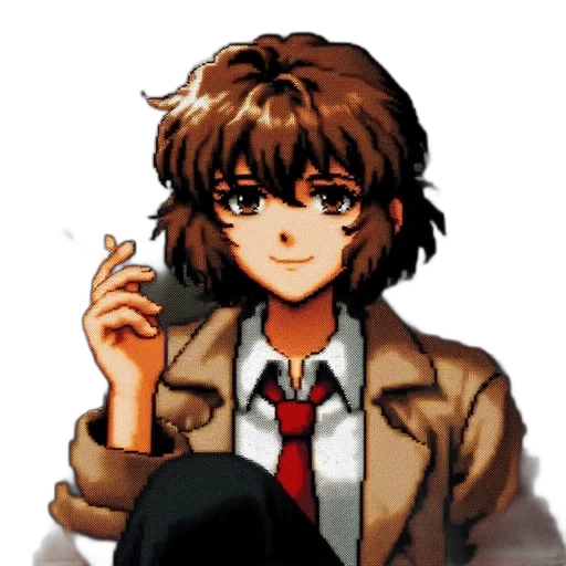 staff, jacket, weapon, face transparent PNG cut-out
