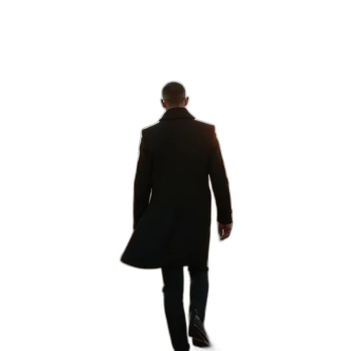 jacket, staff, hat, dress transparent PNG cut-out