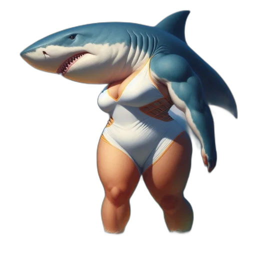 creature, animal, concept art, 3d render transparent PNG cut-out