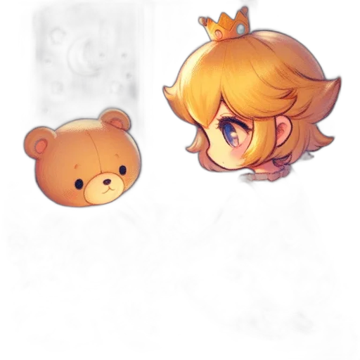 crown, pixel art, watercolor, concept art transparent PNG cut-out