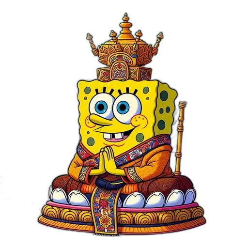crown, jewelry, robot, staff transparent PNG cut-out