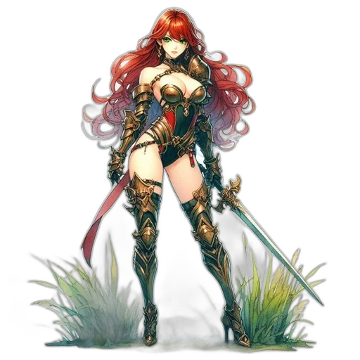 sword, weapon, staff, fantasy art transparent PNG cut-out