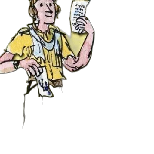 staff, bottle, cartoon, character transparent PNG cut-out