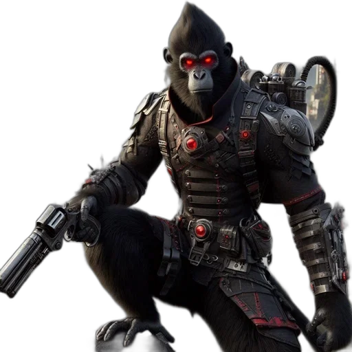 weapon, creature, mask, robot transparent PNG cut-out