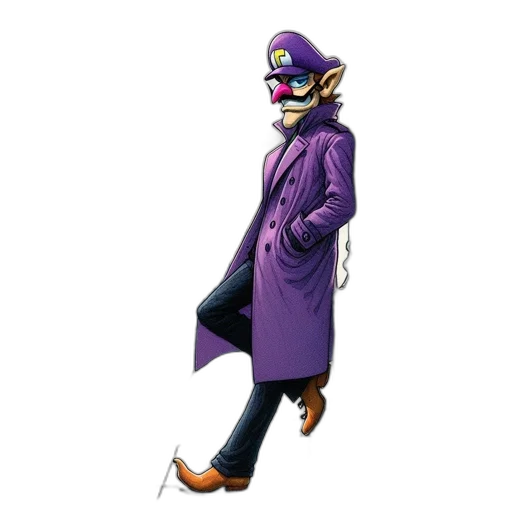 mask, hat, staff, jacket transparent PNG cut-out