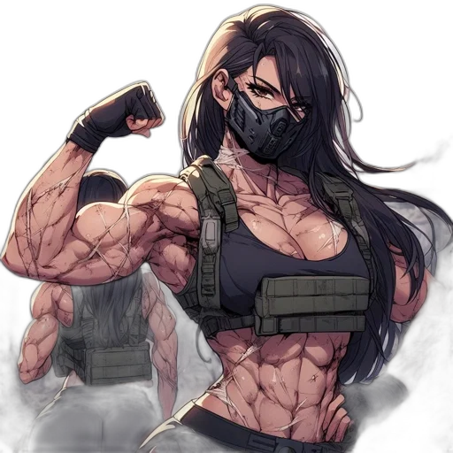 weapon, anime, concept art, cyberpunk transparent PNG cut-out