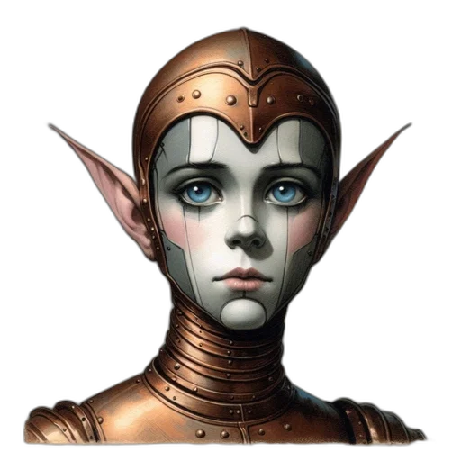 mask, face, staff, robot transparent PNG cut-out