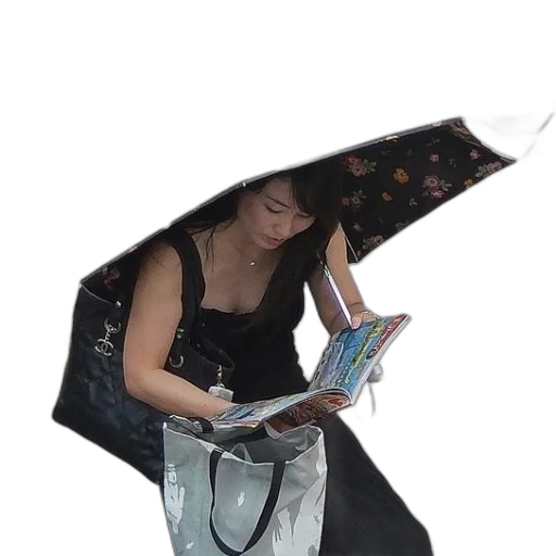 umbrella, jacket, dress, hat transparent PNG cut-out