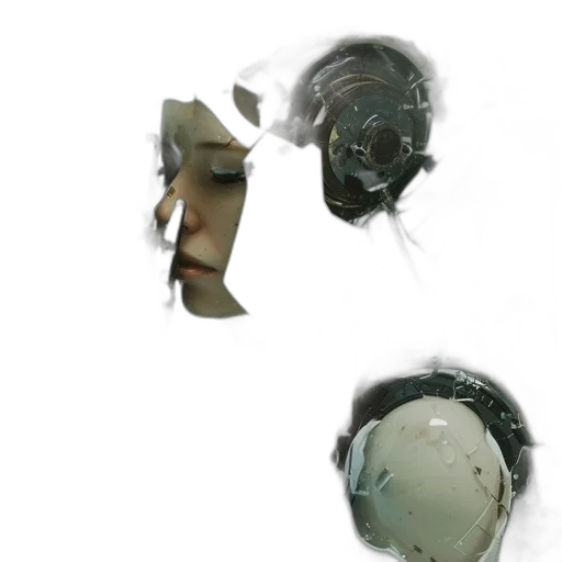 mask, face, robot, crown transparent PNG cut-out
