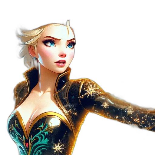 dress, fantasy art, concept art, comic book art transparent PNG cut-out