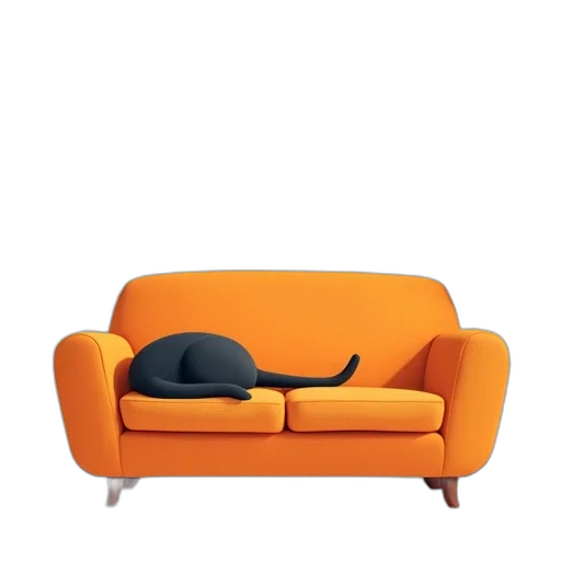 furniture, hat, animal, staff transparent PNG cut-out